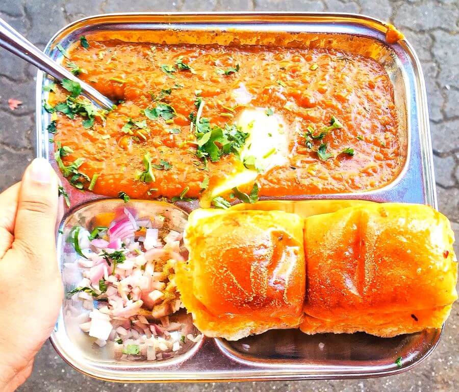 pav bhaji mumbai street food