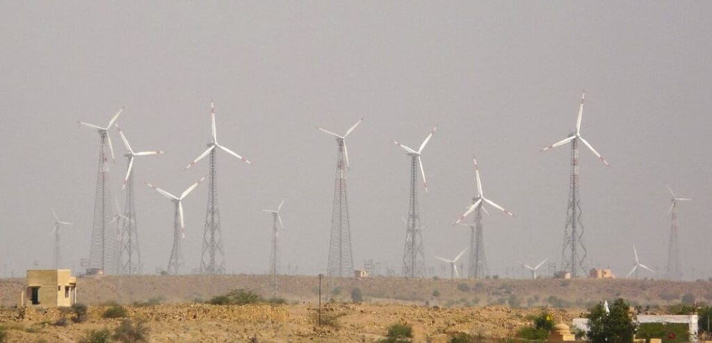 jaisalmer wind park in rajasthan