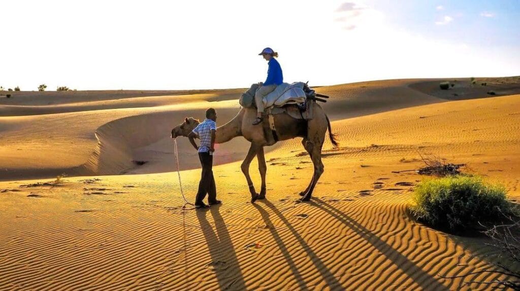 khuri sand dunes jaisalmer