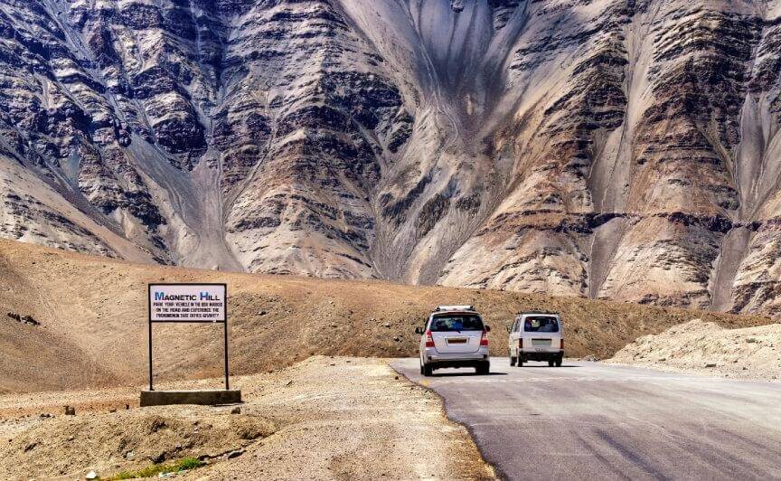 magnetic hill – ladakh