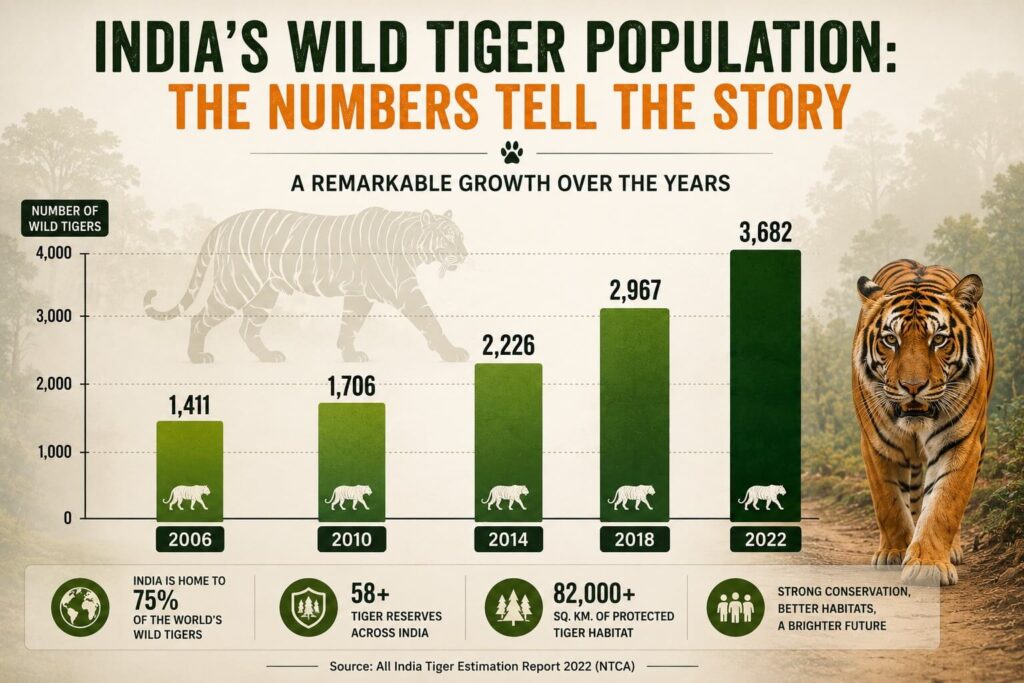 India's Wild Tiger Population