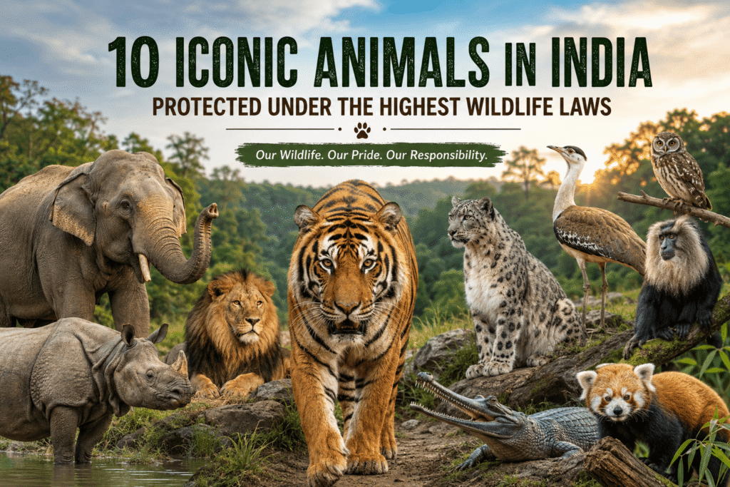 Animals in India Protected Under Wildlife Laws