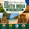 Best Places to Visit in South India in October (2026)