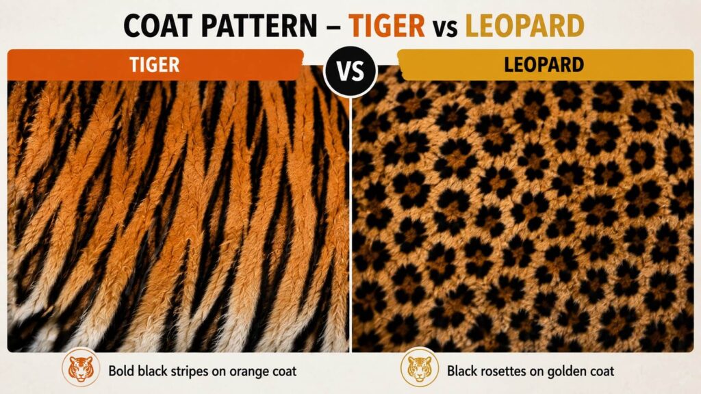 Coat Pattern – Tiger vs Leopard