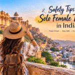 solo female traveler exploring India safely