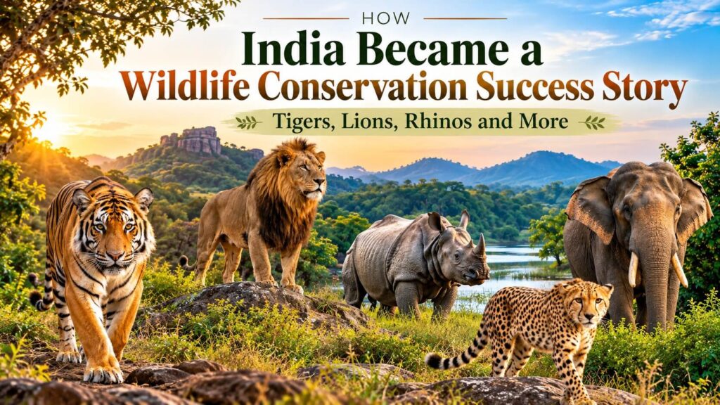 India wildlife conservation success story