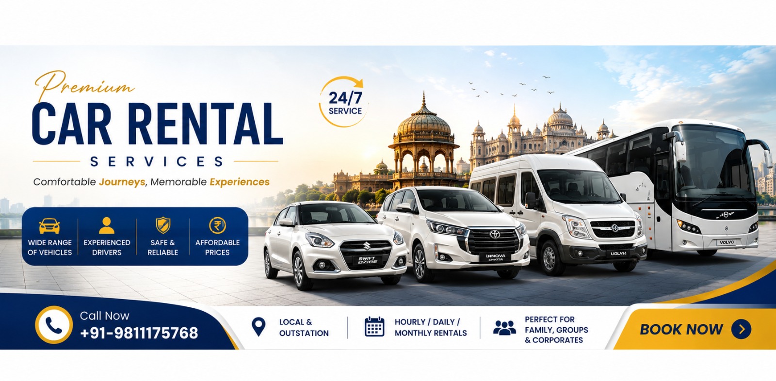Car Coach Rental India
