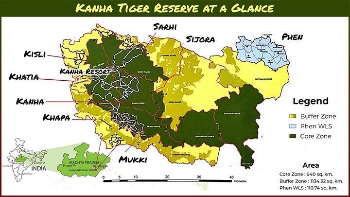 safari zones in kanha